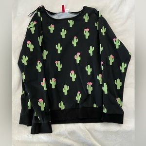 Cactus Print Sweater